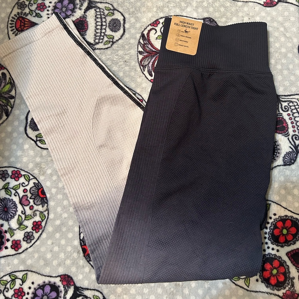 VS PINK OMBRÉ Seamless leggings NWT Large